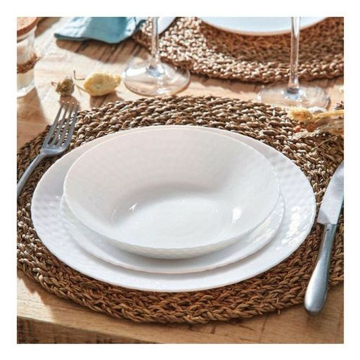 Тарелка суповая PAMPILLE WHITE 20см