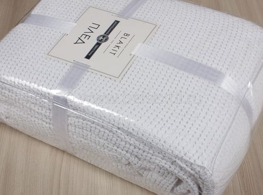 4653 Плед 220*240 цв. белый