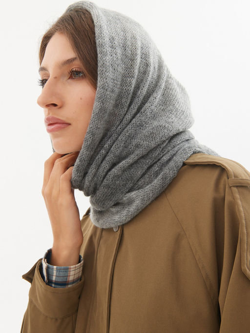 Шарф (косынка) а1448 серый