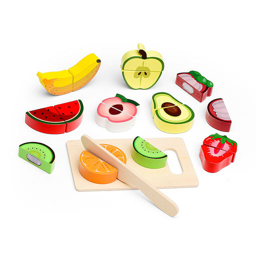 Набор продуктов с дощечкой и ножиком