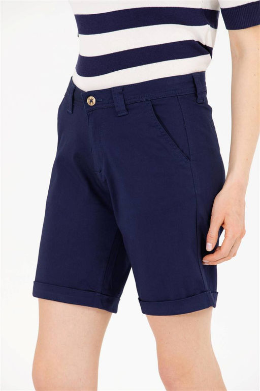 U. S. Polo Assn Женские темно-синие тканые шорты Неожиданная скидка в корзине - U.s. polo assn фото 5