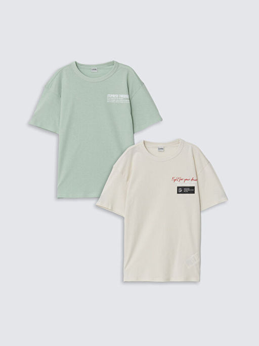 Bask?l? Erkek ?ocuk Ti??rt 2li Tak?m