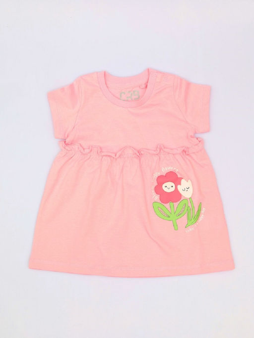 CRB wear / CSBG 64034-27-434 Платье для девочки,розовый/Ex.Cherubino