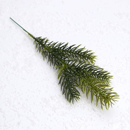 Ветка декоративная новогодняя, набор 10 шт., размер 1 шт. — 23×7×2 см