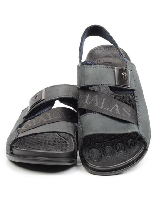 04-C6019A-2 DK. BLUE Сандалии мужские (натуральная кожа) - Фабричный китай фото 10