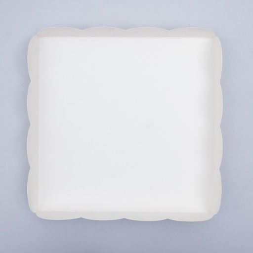 Цена за 5 шт. Коробка для печенья «Горох», белая, 15×15×3 см