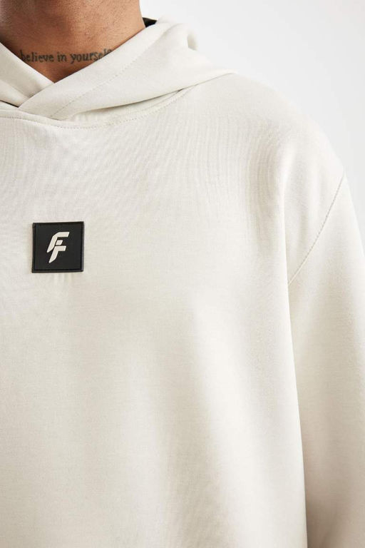 DeFactoFit Спортивная толстовка стандартного кроя с капюшоном для подводного плавания  фото 6