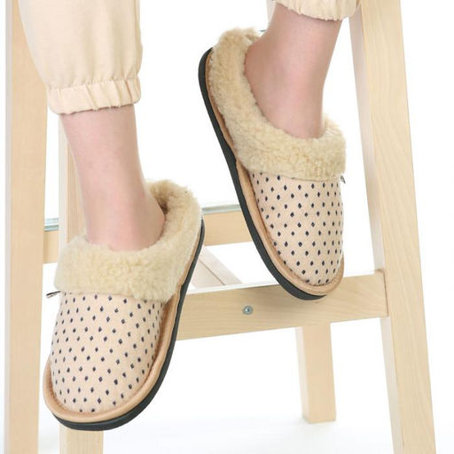 Тапочки-шлепанцы арт. М10/02-01 ВУНА Бежевая мушка - Altro фото 2