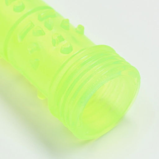 Игрушка тренировочная жевательная Палка полая, 24,5 см, жёлтая - Пижон фото 3