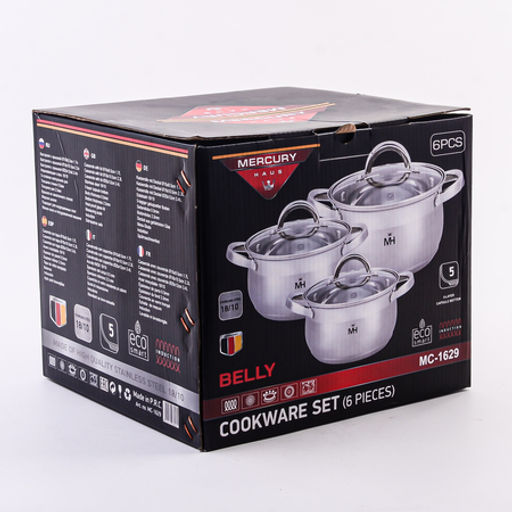 1629-2 Набор кастрюль 6пр Mercury (х4) - Mayer&boch фото 5