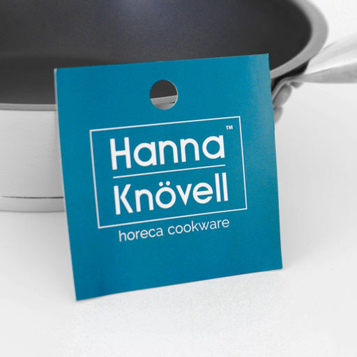 Сковорода Hanna Knövell, d=22 см, h=5.5 см, толщина стенки 0.6 мм, длина ручки 21.5 см, антипригарное покрытие, индукция, нержавеющая сталь