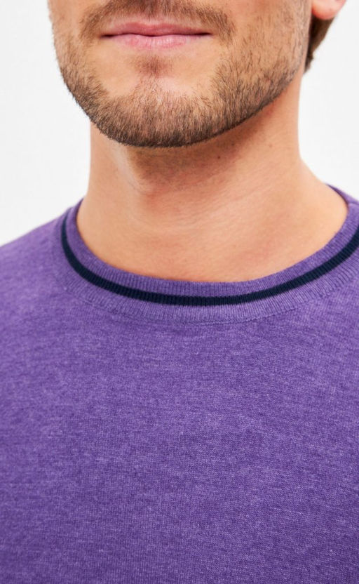 Джемпер P321-15322 violet-d.blue - Primm фото 3