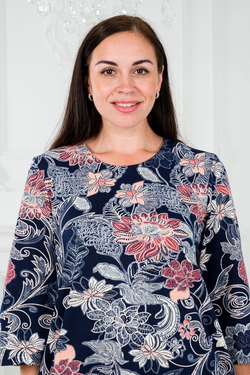 Платье женское из милано Амалия узор - Амадэль фото 2