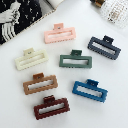 Цена за 12 шт. Крабик для волос «Фрида», прямой, 7 см, МИКС