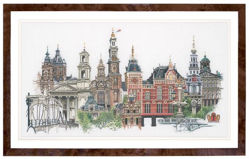 Набор для вышивания Thea Gouverneur 450А Амстердам 79 х 50 см