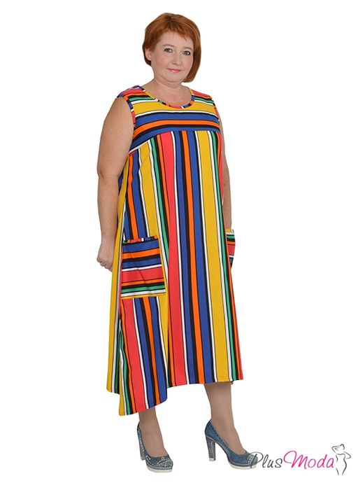 Платье Модель №1043 размеры 44-84 - Plusmoda фото 3