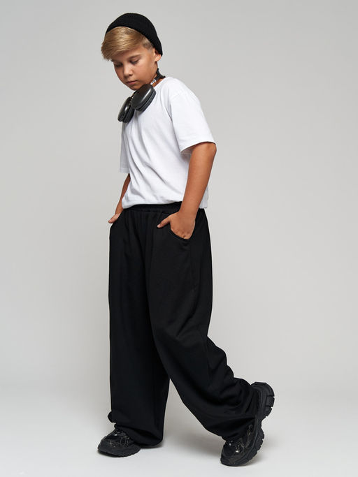 Утепленные брюки с начесом футер багги - Nota bene фото 13