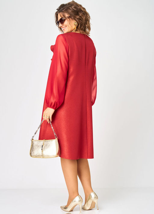 Платье EVA GRANT 7322 А красный