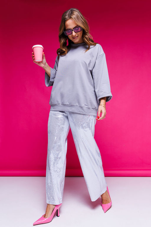 Джемпер AURA 2126-176 серый  фото 4