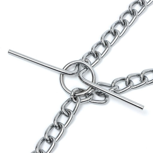 Цепь для привязи собак мелкокалиберная, 1,8 м, толщина проволки 3,5 мм - Пижон фото 3