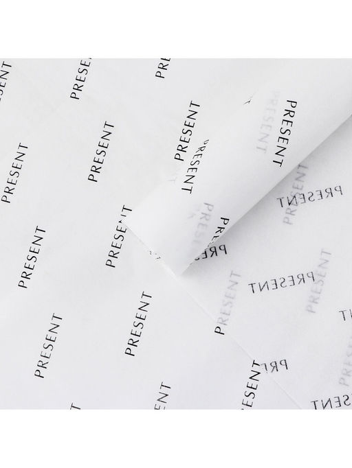 Цена за 20 шт. Бумага упаковочная тишью Present, белая, 50?70 см