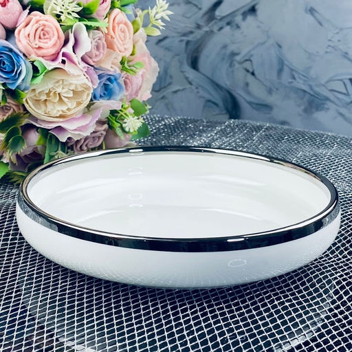 205-640 Глубокая тарелка 23см MULTICOLOR в под.уп.(х36)Фарфор - Lenardi фото 3