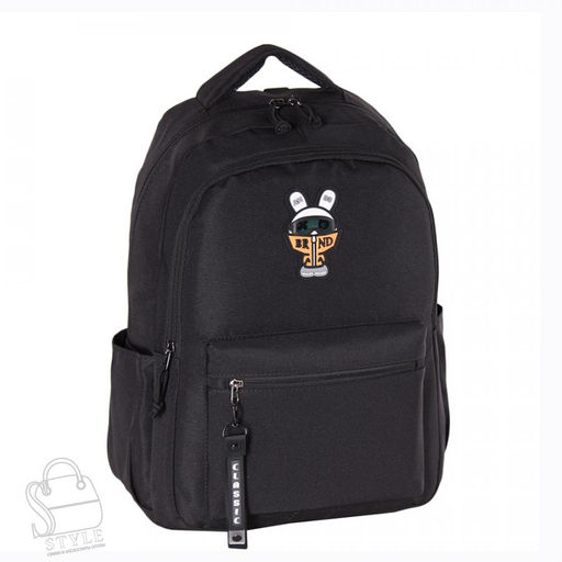 Рюкзак женский текстильный 1866PW black Sikale/30