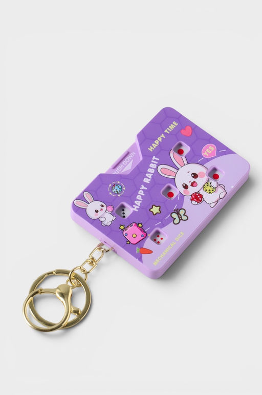 Брелок для ключей «Игра: Механические кости. Зайчик», 8.5×5.6×0.9 см