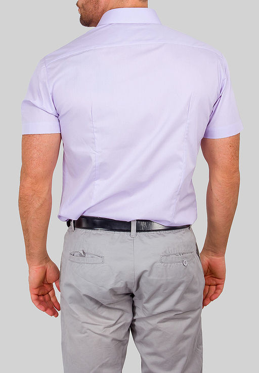 Сорочка мужская короткий рукав GREG 720/109/LV/ZV  фото 2