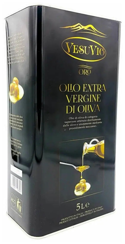 Масло оливковое ж/б Vesuvio Olio Extra Vergine Di Oliva 5 л (Италия) - Sweet Joys фото 2
