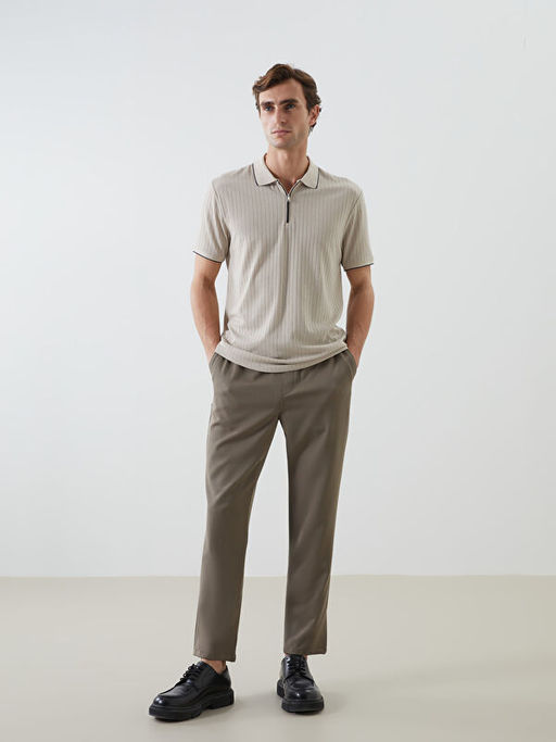 Polo Yaka Erkek Dokulu Ti??rt