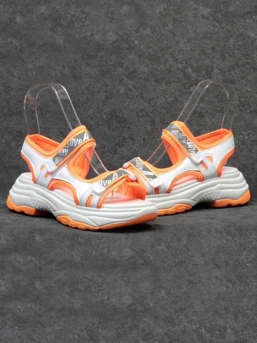 08-PEA44-4 ORANGE Босоножки (натуральная кожа, стелька натуральная кожа) - Фабричный китай фото 13