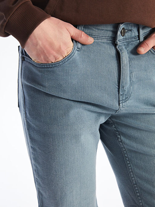 Slim Fit Erkek Jean ?ort