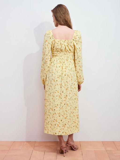 Платье миди с цветочным принтом / Zarina  фото 6