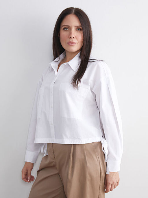 Oversize Poplin Kad?n G?mlek