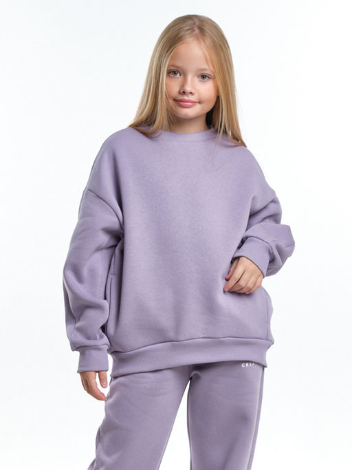 Костюм спортивный для девочки теплая школьная форма с начесом 22-7318 черный - Mini maxi фото 11