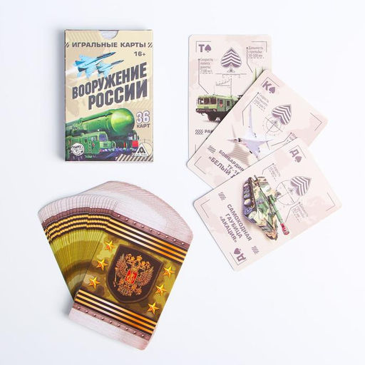 Игральные карты Вооружение России, 36 карт - Лас играс фото 12