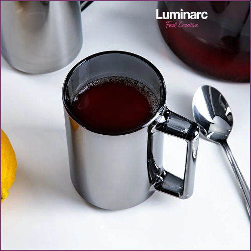 Кружка ФИТНЕС СИЯЮЩИЙ ГРАФИТ 320мл арт.P9321 /Люминарк/ - Luminarc фото 3