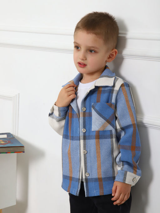 РБ014 Рубашка "Клео" (голубой)