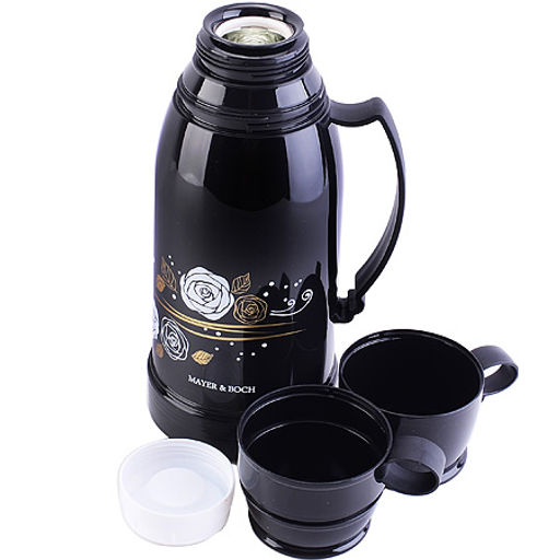 31421 Термос 1л ст/колба + 2 кружкиMB (х12) - Mayer&boch фото 2