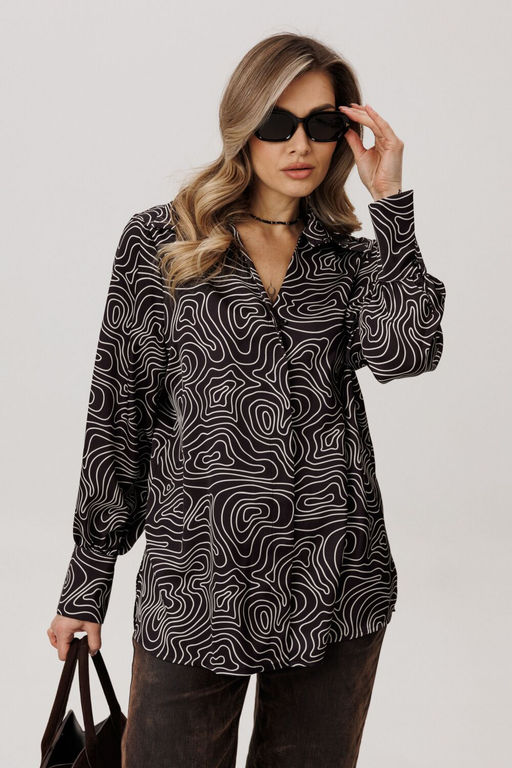 Рубашка ANELLI 1668 круги на воде