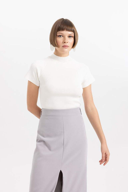 Свитер стандартного кроя с полуводолазкой - Defacto фото 6