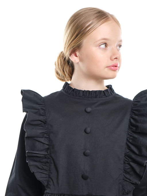 Платье черное нарядное для девочки 33-24251 черный - Mini maxi фото 21