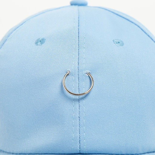 Кепка женская MINAKU с кольцами, цвет голубой, размер 56-58