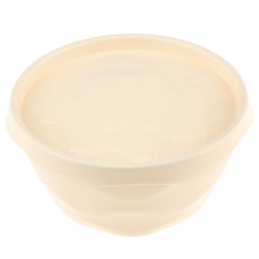 Салатник пластмассовый Modena 0,75л, д15,2см, h7,7см, с крышкой, пищевой полипропилен, светло-бежевый (Россия) - Домашняя мода фото 2