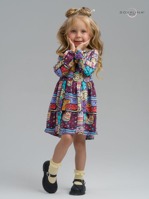 Платье Моана коты в горошек - Sovalina фото 12