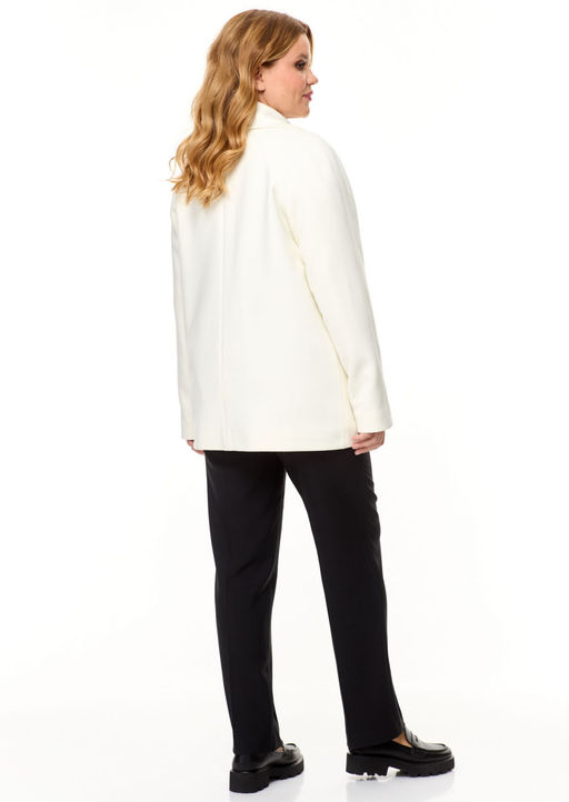 Пальто БелЭльСтиль 841 клетка серая  фото 98