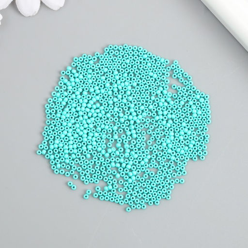 Бисер стекло 12/0 «Голубая вода», ровный №669, 450 г