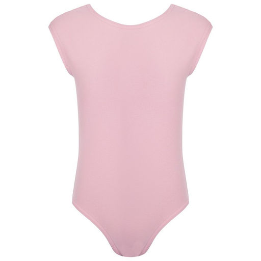 Купальник гимнастический Grace Dance, с укороченным рукавом, вырез лодочка, р. 36, цвет розовый  фото 8