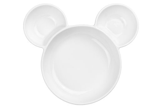 Менажница 19*17,5*3 см "Мышка" цельная 3 секции